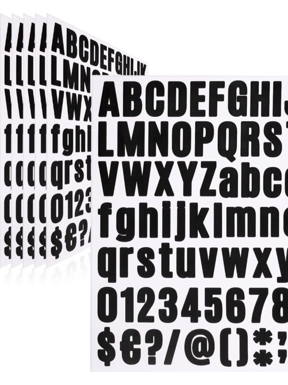 Letter Stickers,Mailbox Numbers,1 Inch Waterproof Vinyl Alphabet